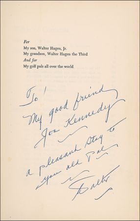 Lot #1269 Walter Hagen Book - Image 1