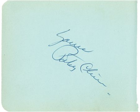 Lot #758 Patsy Cline Signature - Image 1