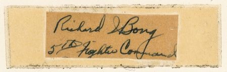 Lot #271 Richard Bong Signature - Image 1