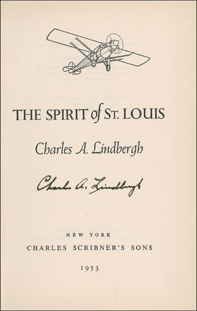 Lot #383 Charles Lindbergh: “This dream, the tiny seed of incalculable things to come, would not be denied” - Image 1
