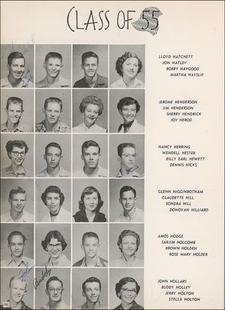 Lot #616 Buddy Holly: Rock and roll high school: HOLLEY signs his junior yearbook - Image 1