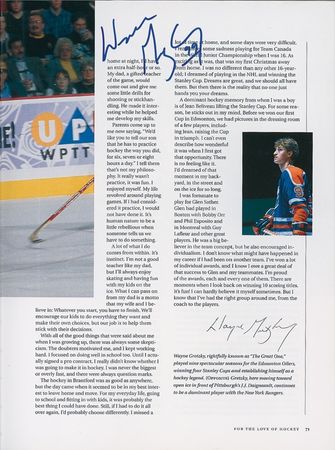 Lot #1271 Hockey Greats Book - Image 2