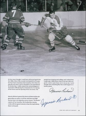 Lot #1271 Hockey Greats Book - Image 4