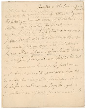 Lot #181 George II: The future king reports on the state of the nation - Image 1