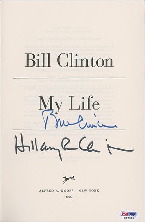 Lot #25 Bill and Hillary Clinton Book - Image 1