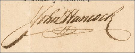 Lot #190 John Hancock Signed Document - Image 2