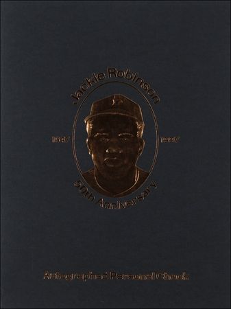 Lot #1391 Jackie Robinson Check - Image 1