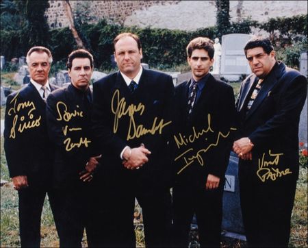 Lot #1017 Sopranos Signed Photograph - Image 1