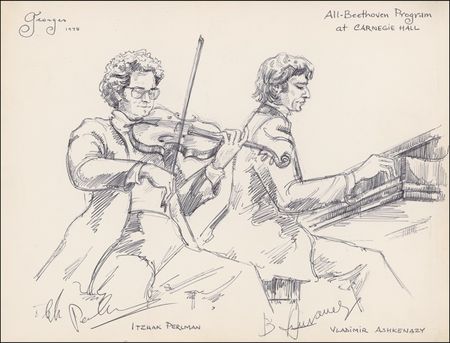 Lot #595 Classical Music Legends Archive Of Original Art - Image 2