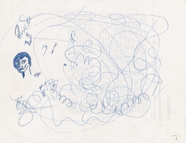 Lot 949 Marlon Brando Sketch