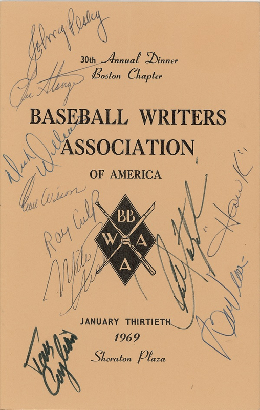 Lot 1269 Baseball Program
