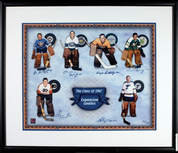 Lot 1392 Hockey Goalies Signed Photograph