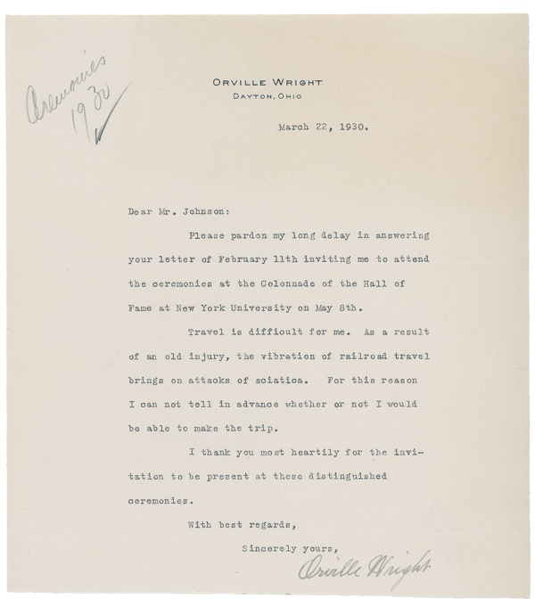 Lot 532 Orville Wright