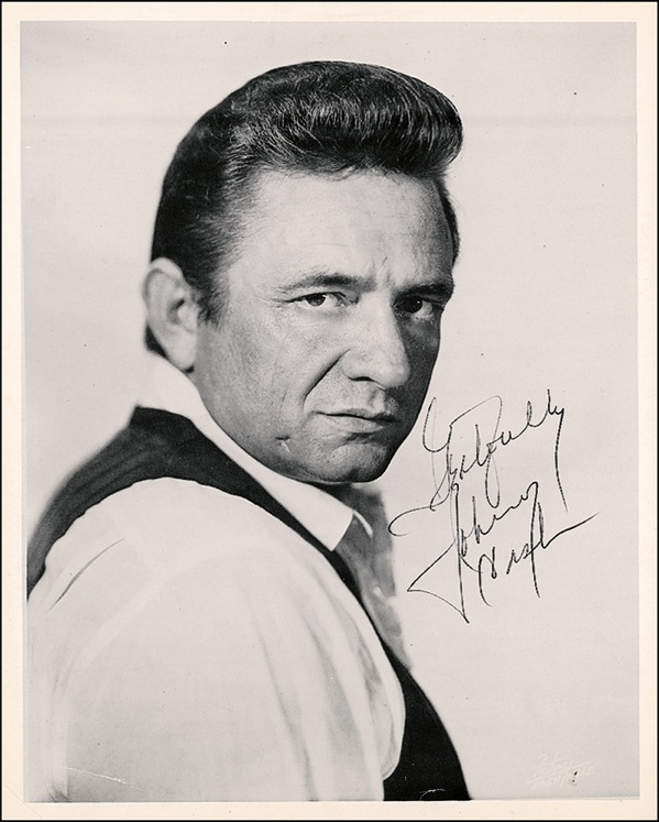 Lot 752 Johnny Cash Signed Photograph