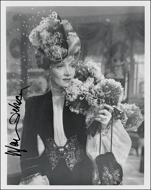 Lot 996 Marlene Dietrich Signed Photograph