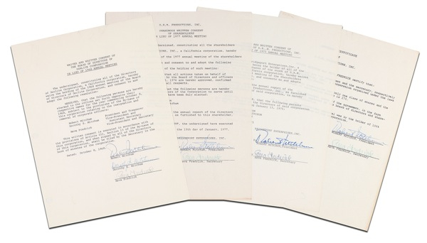 Lot 1134 Robert Mitchum Group Lot