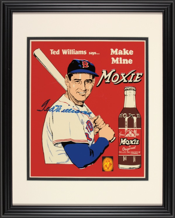 Lot 1537 Ted Williams Tin Sign