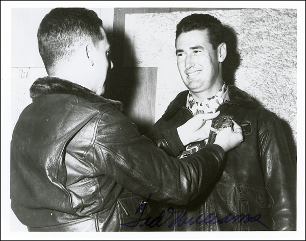 Lot 1541 Ted Williams Signed Photograph