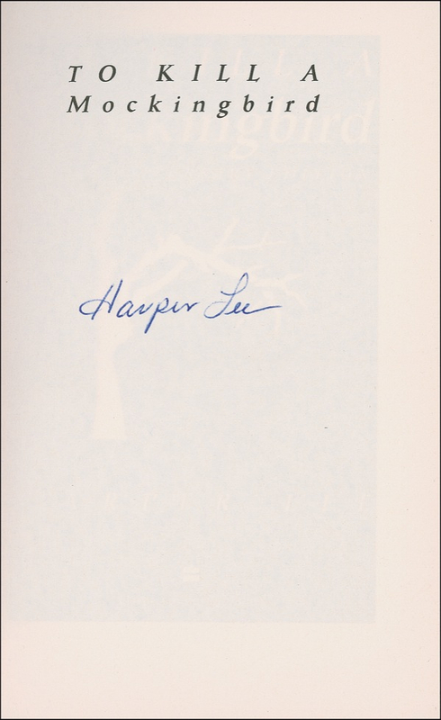 Lot 592 Harper Lee Book