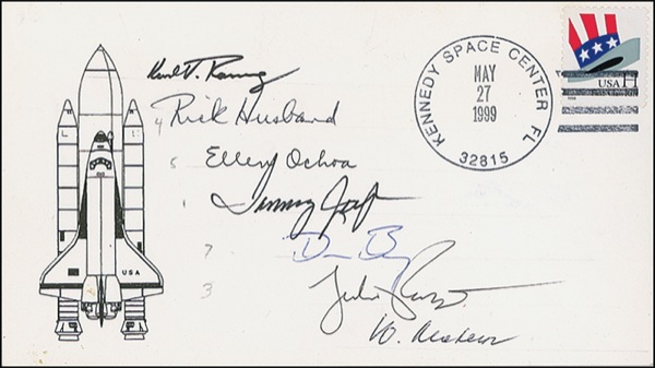Lot 486 Rick Husband Commemorative Cover