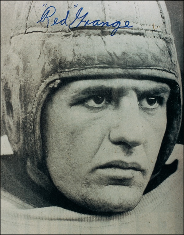 Lot 1381 Red Grange Signed Photograph