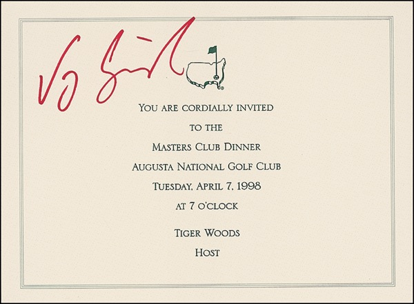 Lot 1373 Golf: Masters Group Lot