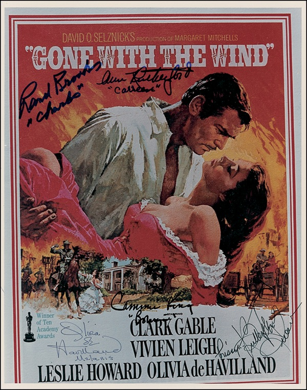 Lot 1038 Gone with the Wind Signed Photograph