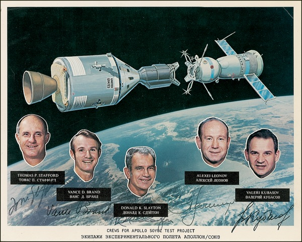 Lot 436 Apollo-Soyuz Signed Photograph