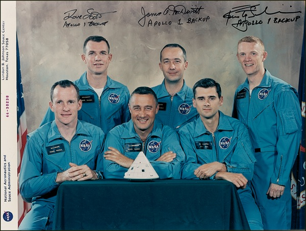 Lot 413 Apollo 1 Signed Photograph