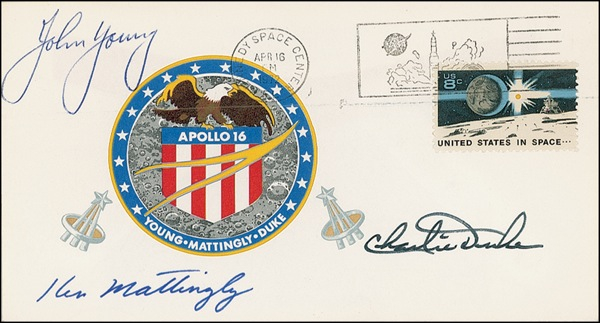 Lot 434 Apollo 16 Insurance Cover