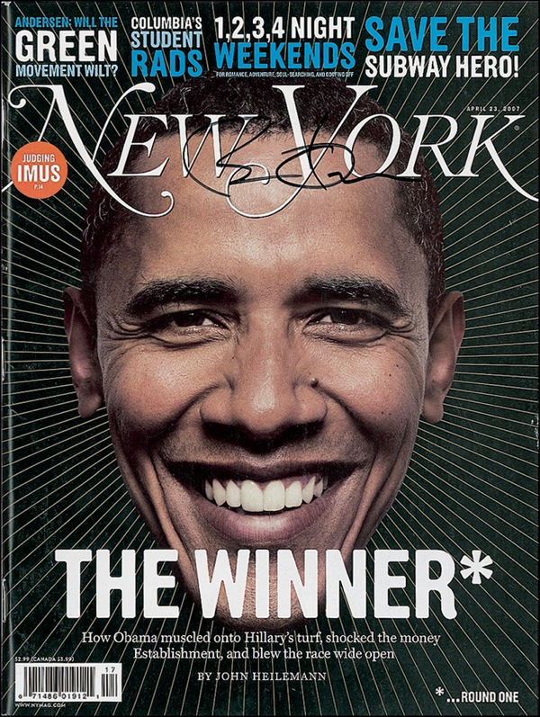 Lot 275 Barack Obama Magazine
