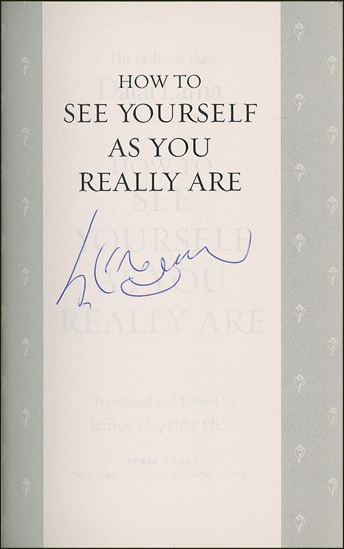 Lot 175 Dalai Lama Book