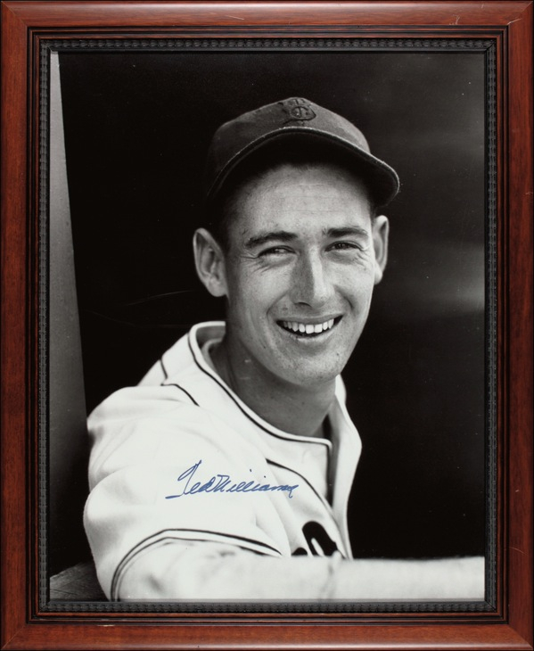 Lot 1542 Ted Williams Signed Photograph