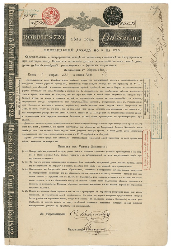 Lot 287 Nathan Rothschild Signed Document