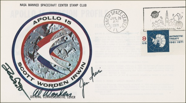 Lot 432 Apollo 15 Insurance Cover