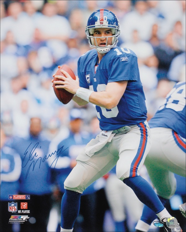 Lot 1426 Eli Manning Signed Photograph