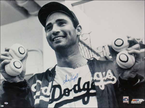 Lot 1412 Sandy Koufax Signed Photograph