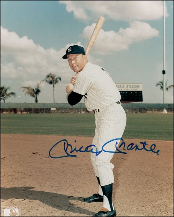 Lot 1431 Mickey Mantle Signed Photograph
