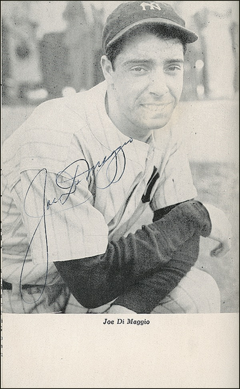 Lot 1359 Joe DiMaggio Book