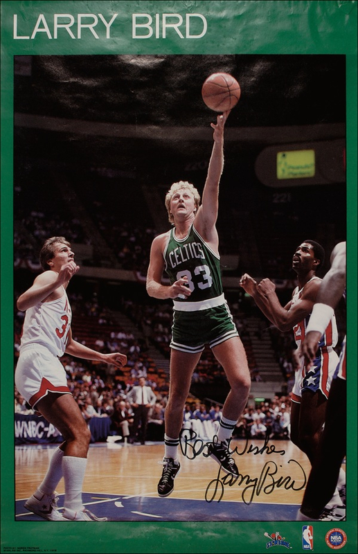 Lot 1294 Larry Bird Poster