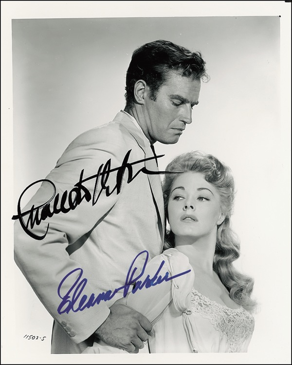 Lot 1067 Charlton Heston and Eleanor Parker Signed Photograph