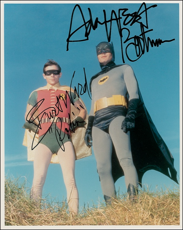 Lot 935 Batman: West and Ward Signed Photograph