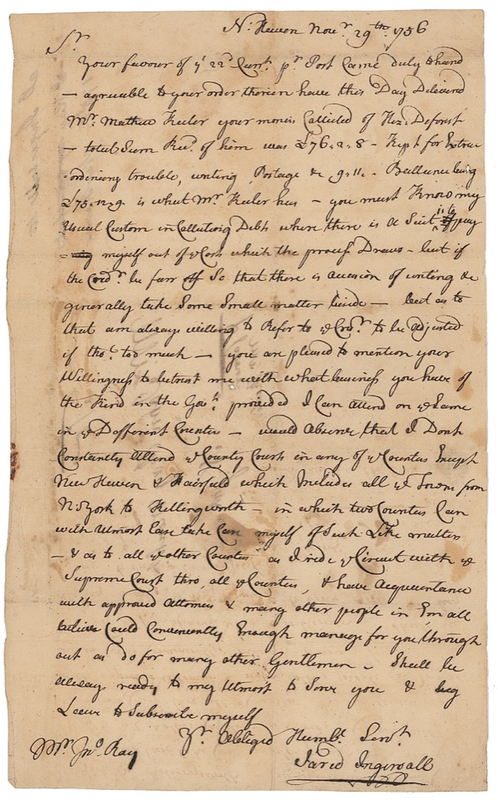 Lot 302 U. S. Constitution: Ingersoll, Jared