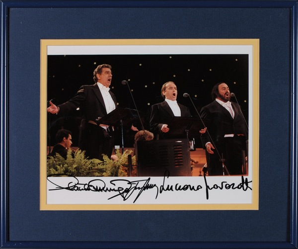 Lot 872 Three Tenors Signed Photograph