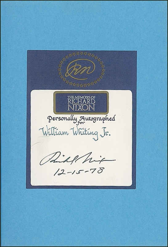 Lot 90 Richard Nixon Book