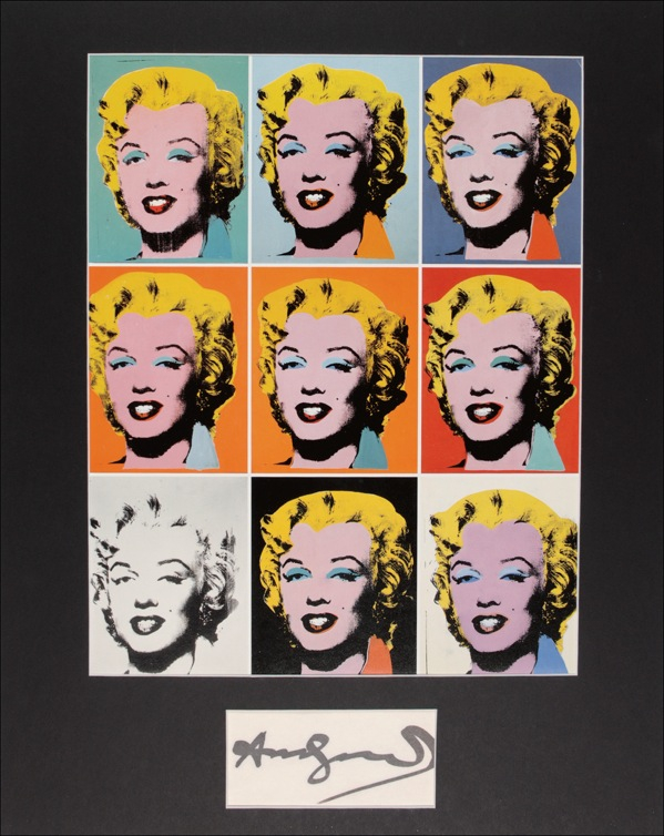 Lot 642 Andy Warhol Signature