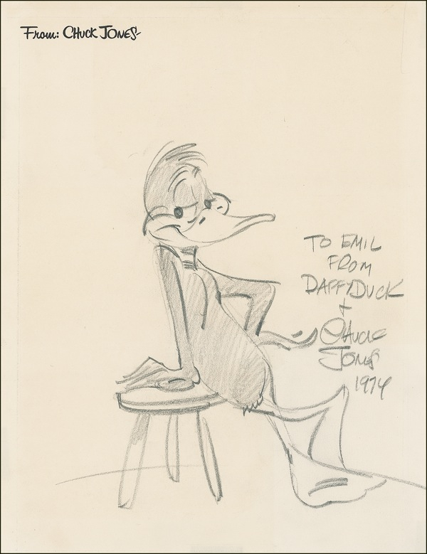 Lot 682 Chuck Jones Sketch