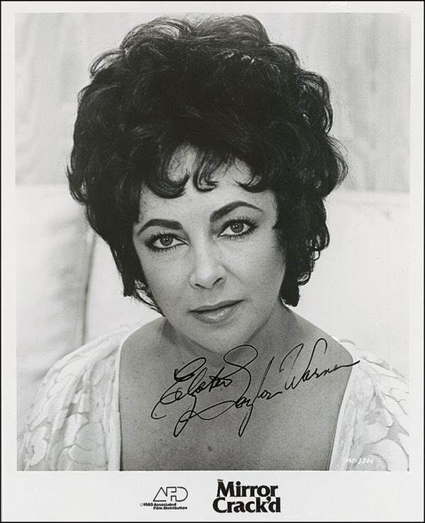 Lot 1209 Elizabeth Taylor Signed Photograph