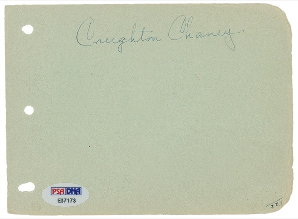 Lot 964 Lon Chaney: Chaney, before he was “Lion”