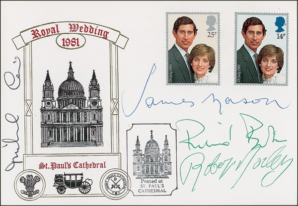 Lot 1007 English Actors Commemorative Cover